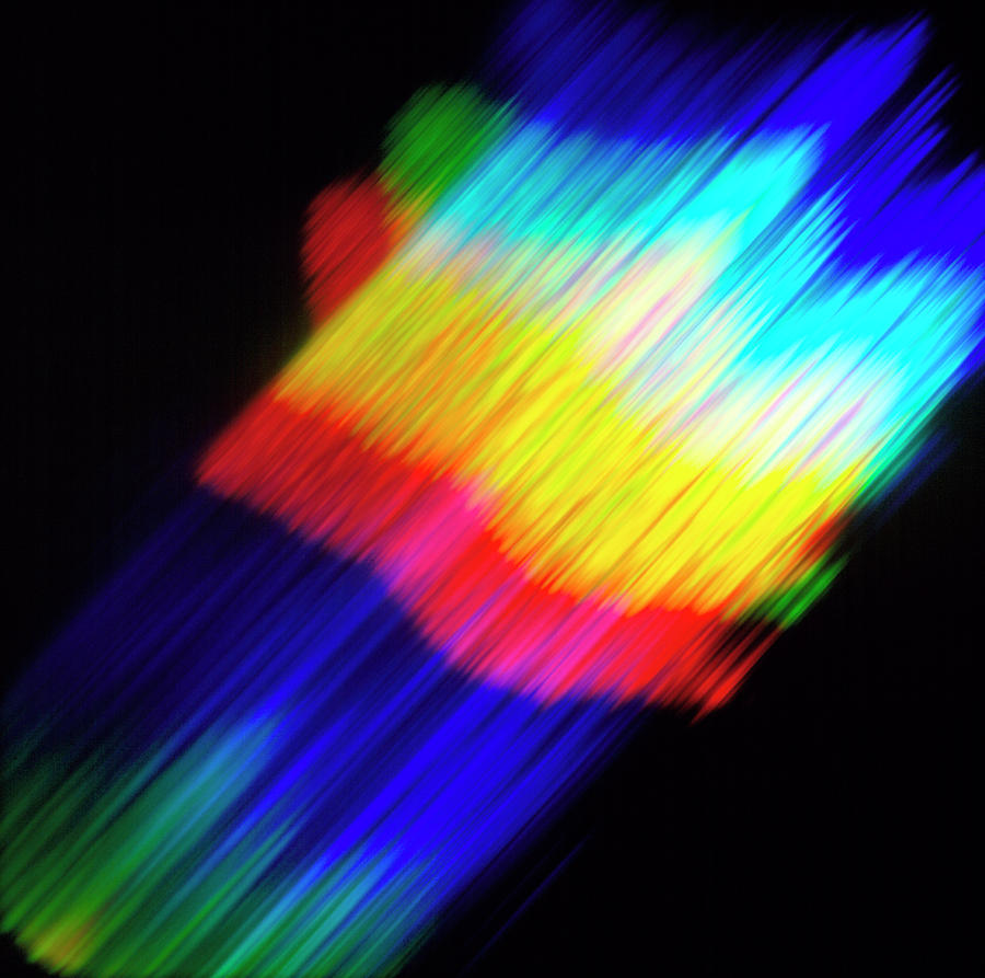 View Of A Light Spectrum #2 Photograph by Alfred Pasieka/science Photo Library