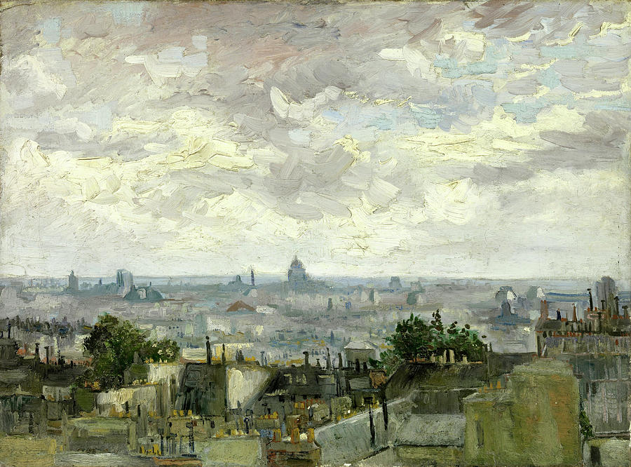 View of Paris #8 Painting by Vincent van Gogh