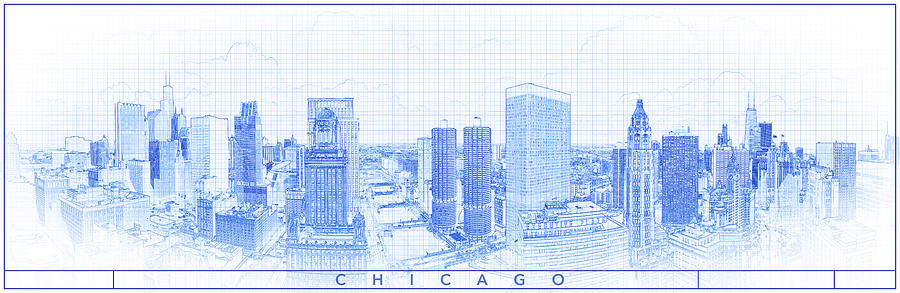 View Of Skylines In A City, Chicago #2 Photograph by Panoramic Images