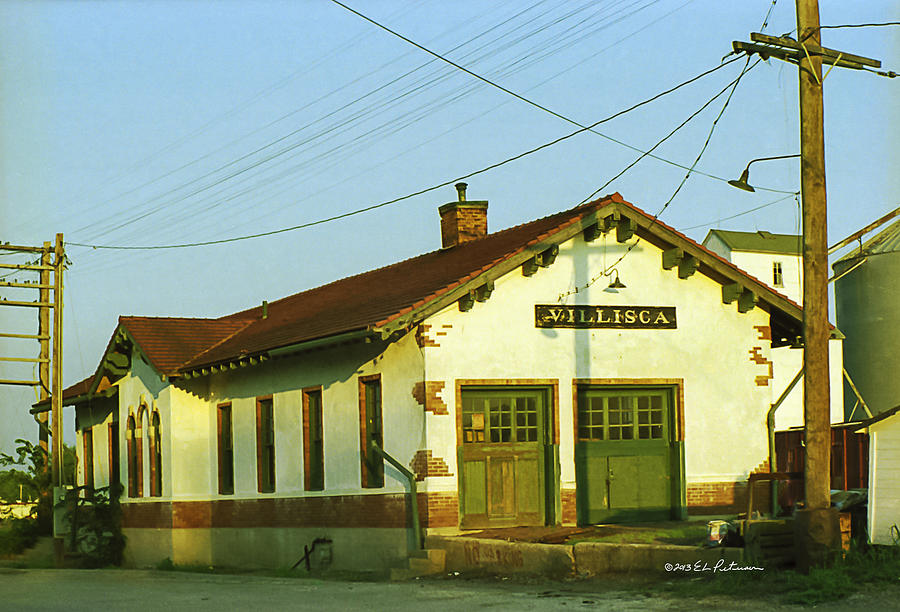 Villisca Train Depot #2 Photograph by Ed Peterson