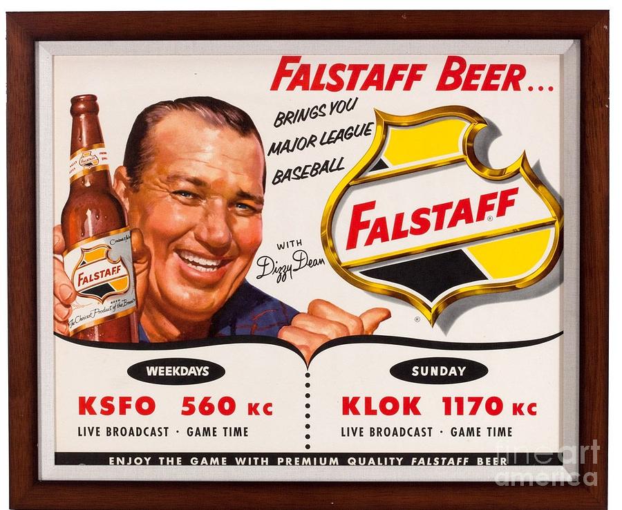 Vintage Falstaff Beer Poster #2 Photograph by Action