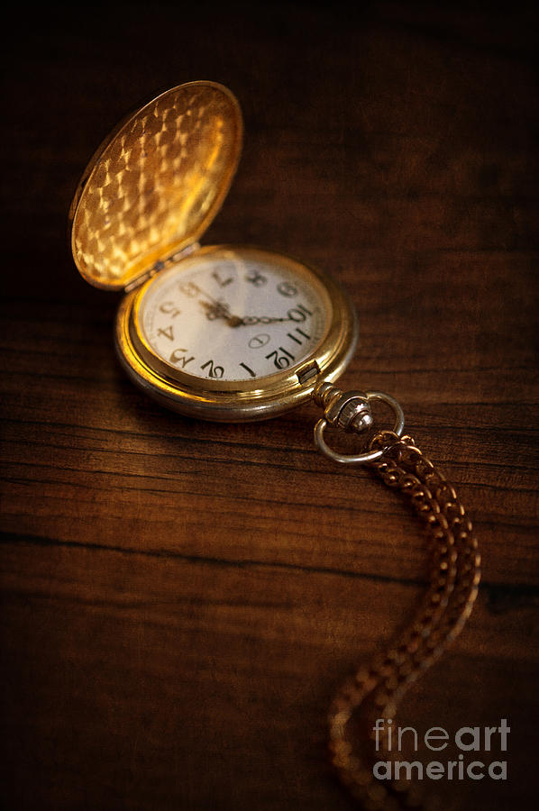 Vintage Pocket Watch #2 Photograph by Lee Avison