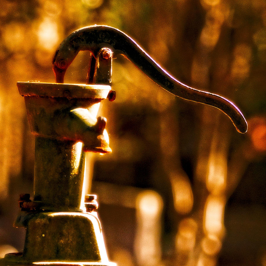 Finch Photograph - Vintage Water Pump #2 by Jim Finch