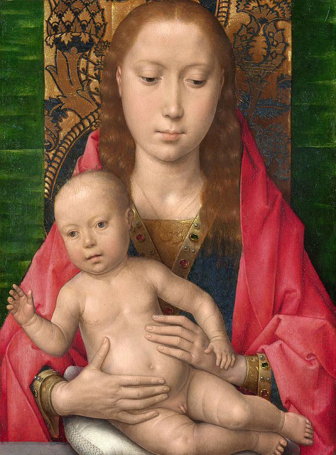 Virgin and Child #8 Painting by Hans Memling