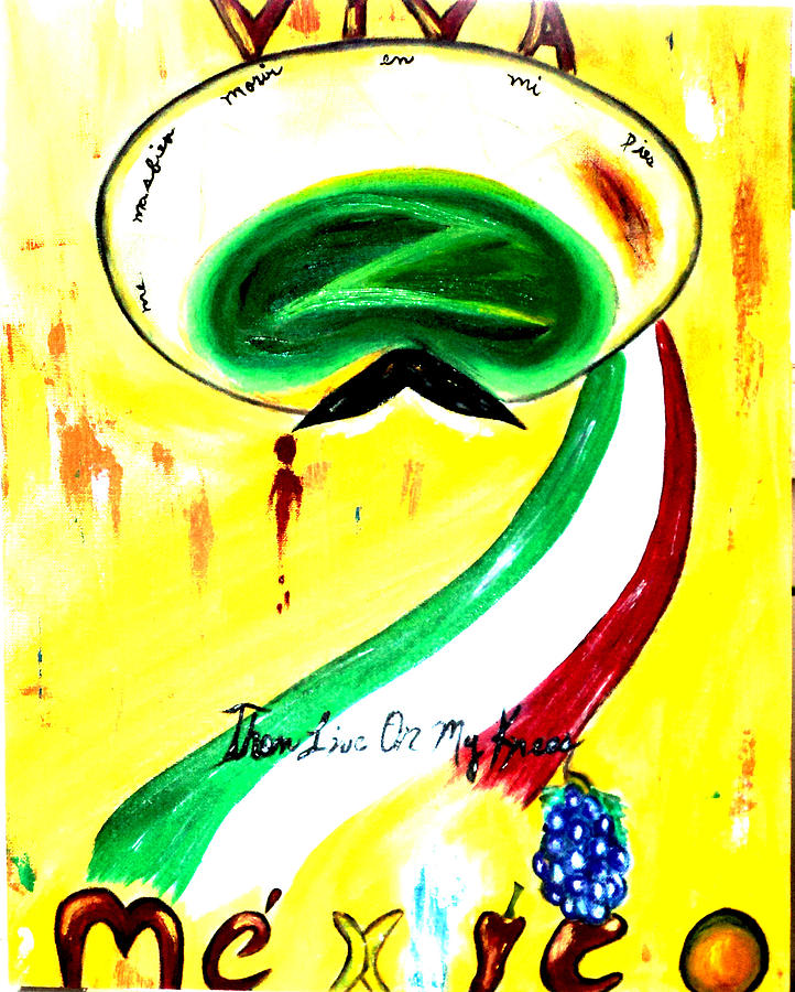 Viva Z Mexico Painting by Joyce Carroll
