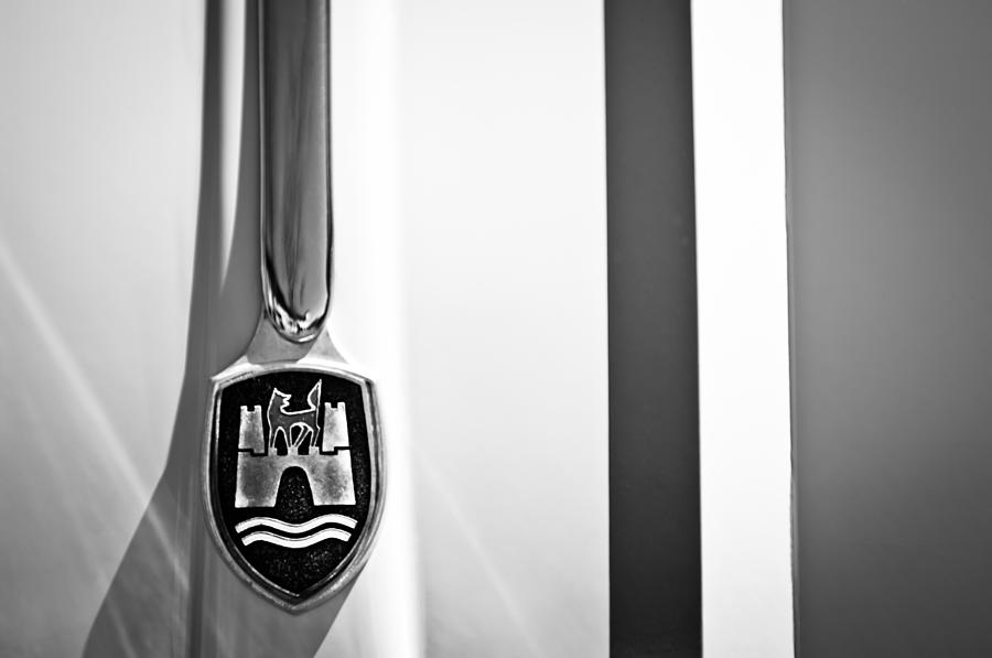 Car Photograph - Volkswagen VW Hood Emblem #2 by Jill Reger
