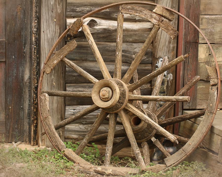 Wagon Wheel Photograph by Terry Fleckney