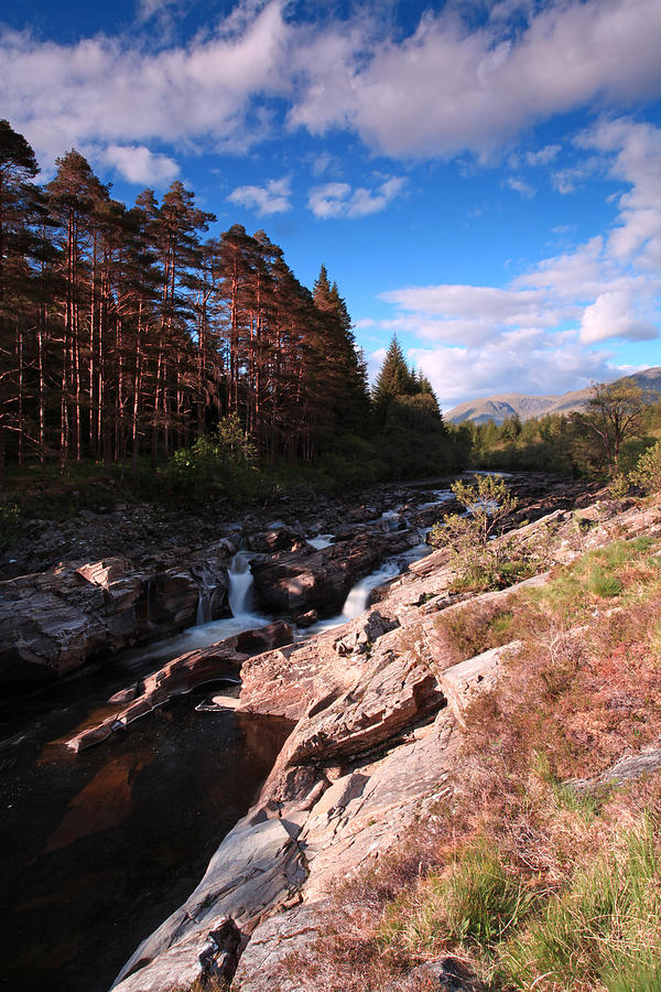 Waterfall In The Scotish Highlands Photograph