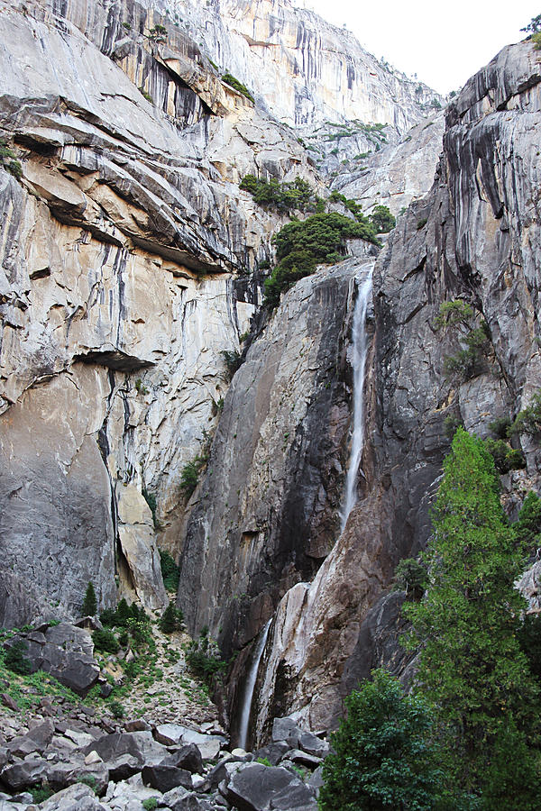 Waterfall. Yosemite #1 Photograph by Masha Batkova