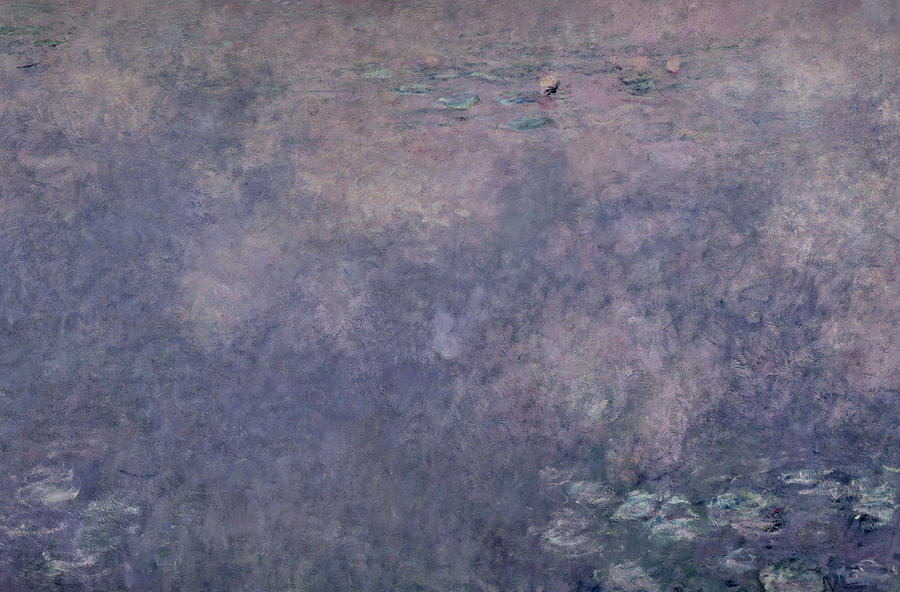 Claude Monet Painting - Waterlilies Two Weeping Willows by Claude Monet
