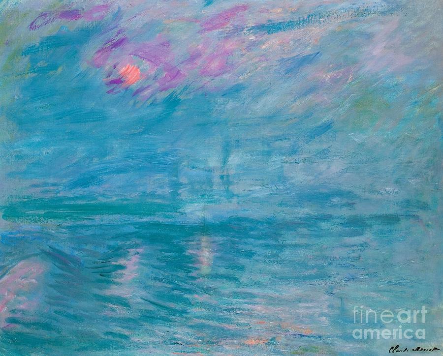 Claude Monet Painting - Waterloo Bridge by Claude Monet