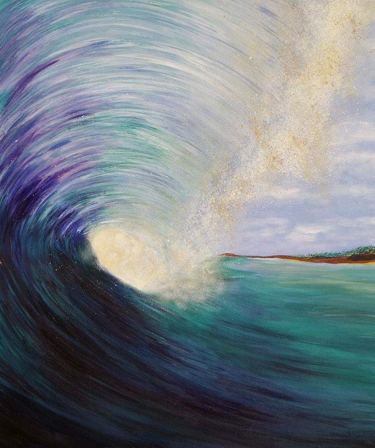 Wave Painting by Gary Lester - Pixels