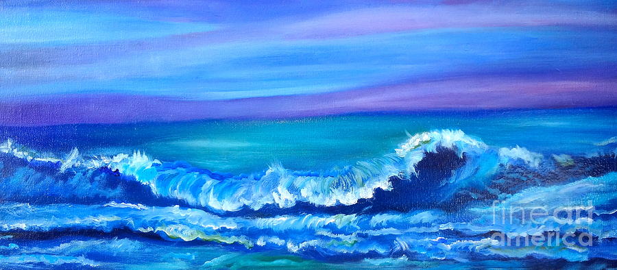 Wave Painting by Jenny Lee