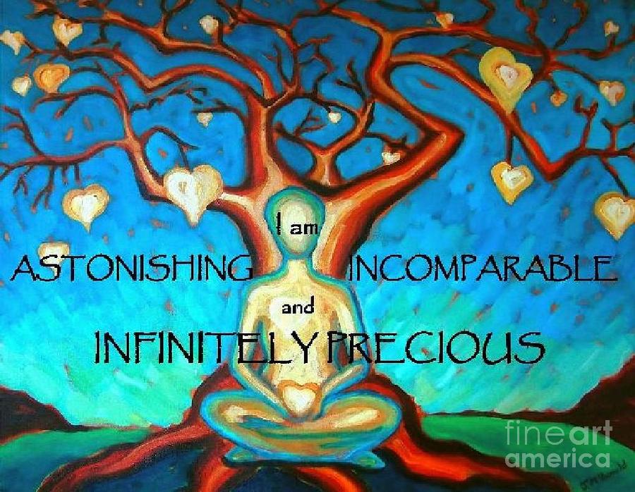 We Are Infinitely Precious #2 Painting by Janet McDonald