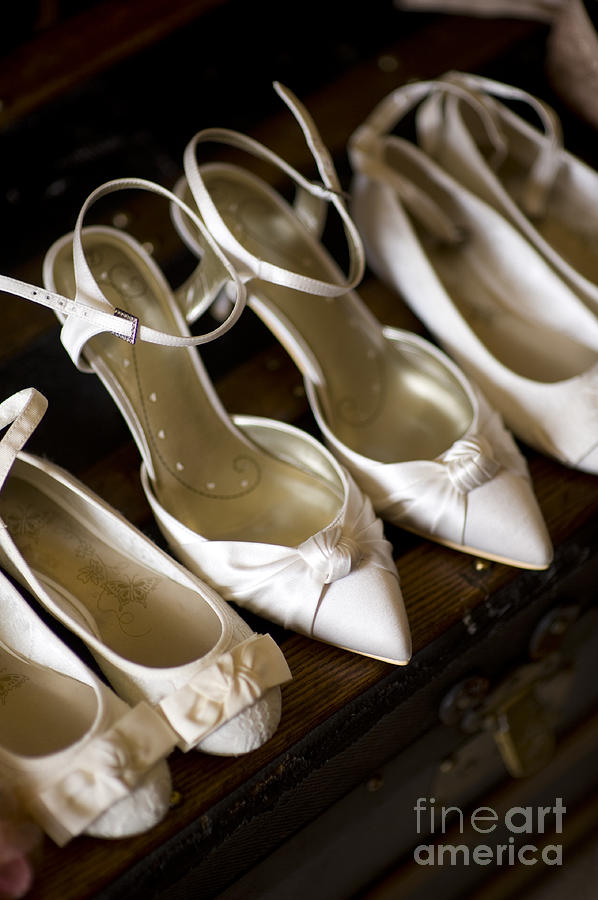Wedding Shoes #2 Photograph by Lee Avison