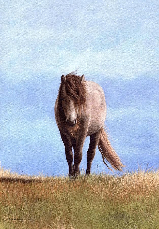 Welsh Pony Painting #2 Painting by Rachel Stribbling