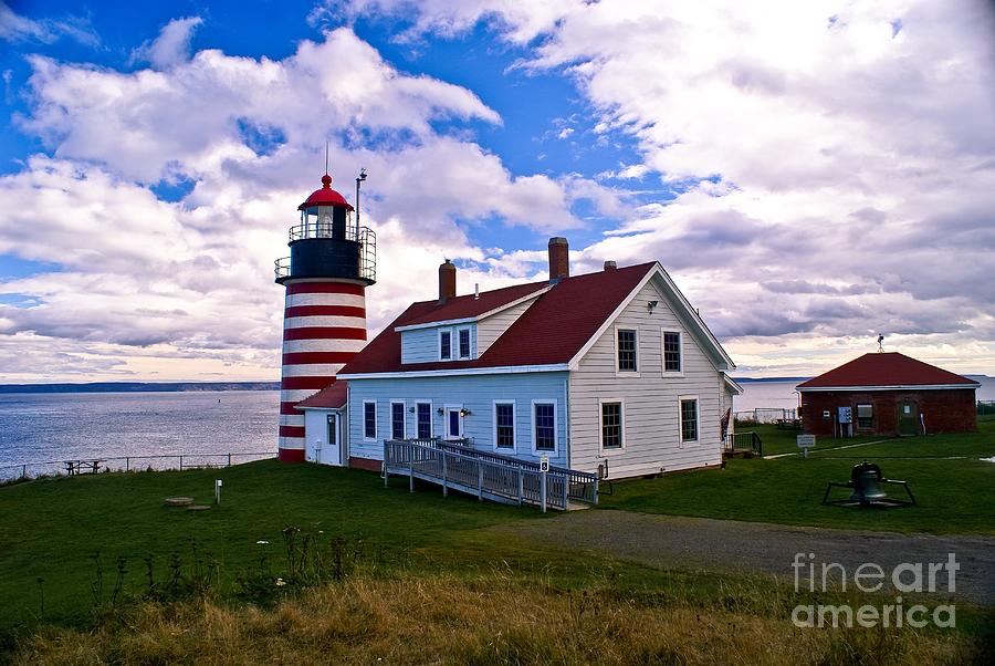 West Quoddy Head Light. #3 Photograph by New England Photography