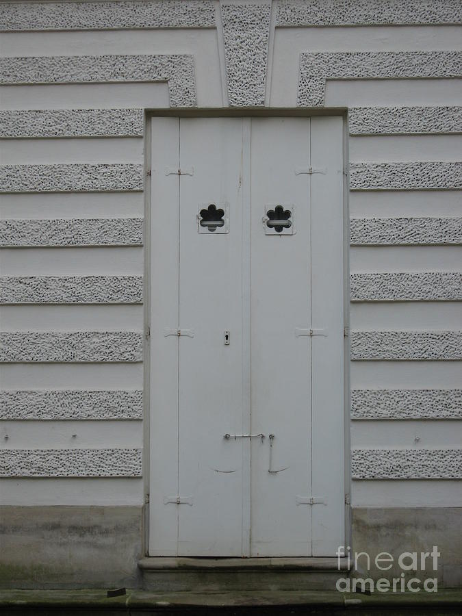White Door #1 Photograph by Nora Boghossian