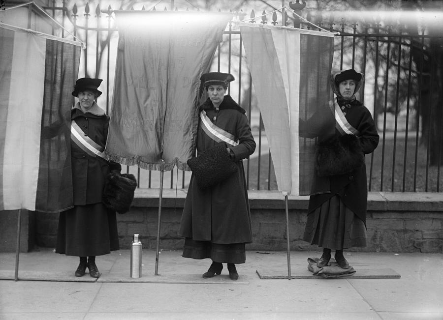White House Suffragettes #2 Photograph by Granger