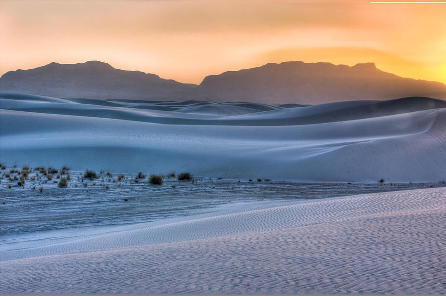 White Sands Sunset #2 Digital Art by Georgianne Giese