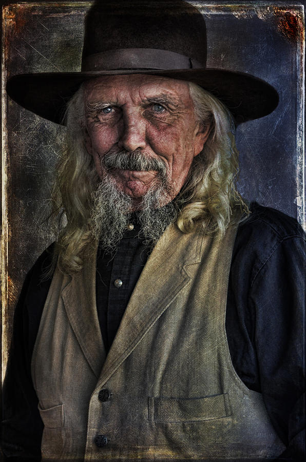Hat Photograph - Wild West Cowboy #2 by Barbara Manis