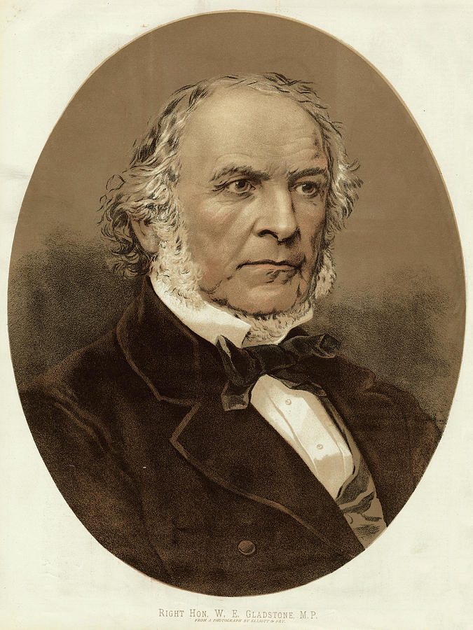 Gladstone Drawing - William Ewart Gladstone  Statesman #2 by Mary Evans Picture Library
