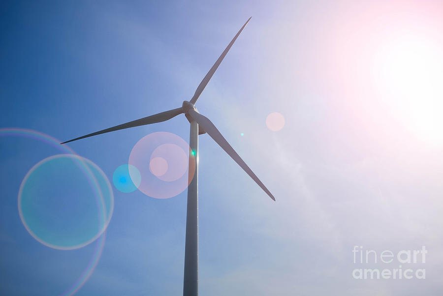 Alternative Energy Photograph - Wind Turbine #2 by Amy Cicconi