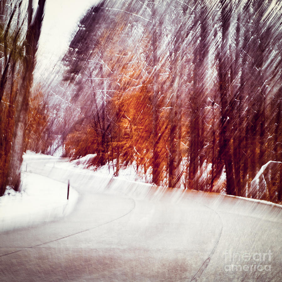 Abstract Photograph - Winter  #2 by Lisa McStamp
