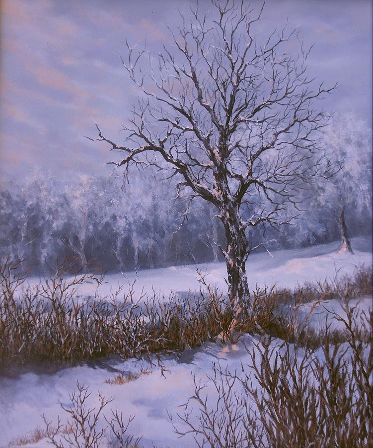 Winter Painting - Winter Slumber #2 by Lynne Wright