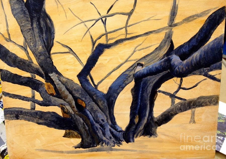 WIP Banyan Tree #2 Painting by Darice Machel McGuire