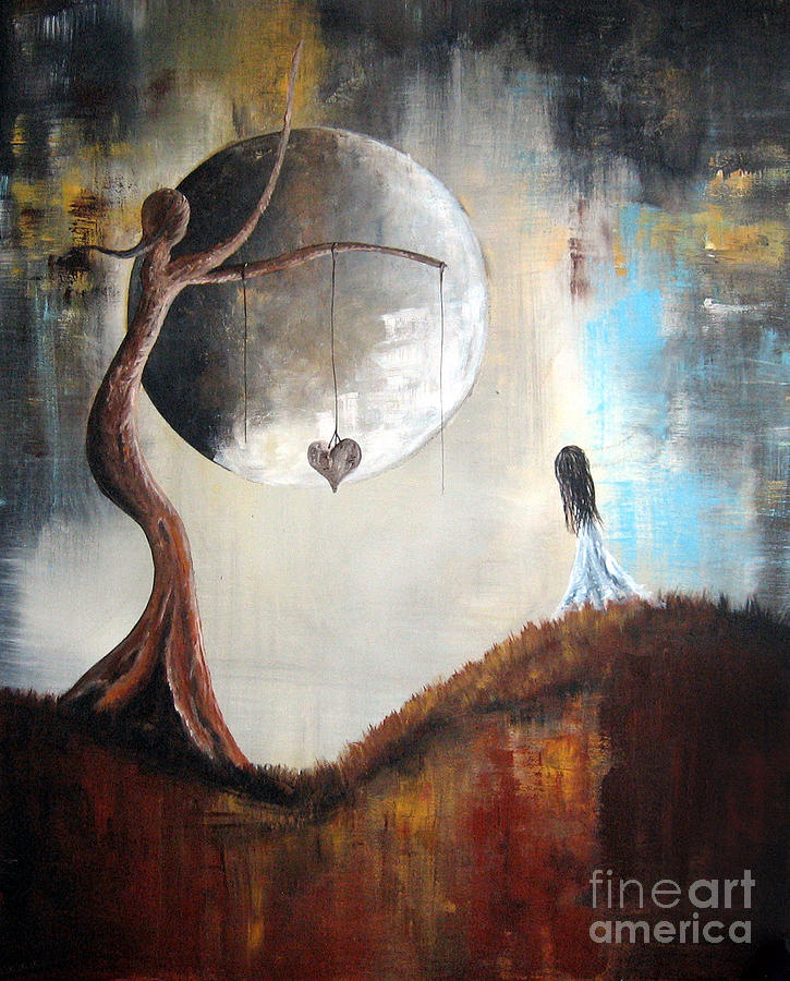 Wishing Tree by shawna Erback #2 Painting by Moonlight Art Parlour