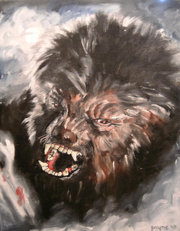 Wolfman Painting - Wolfman #2 by Deana Smith