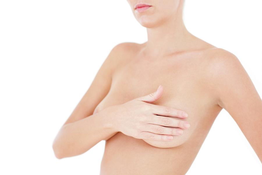Woman's chest - Stock Image - F006/3675 - Science Photo Library