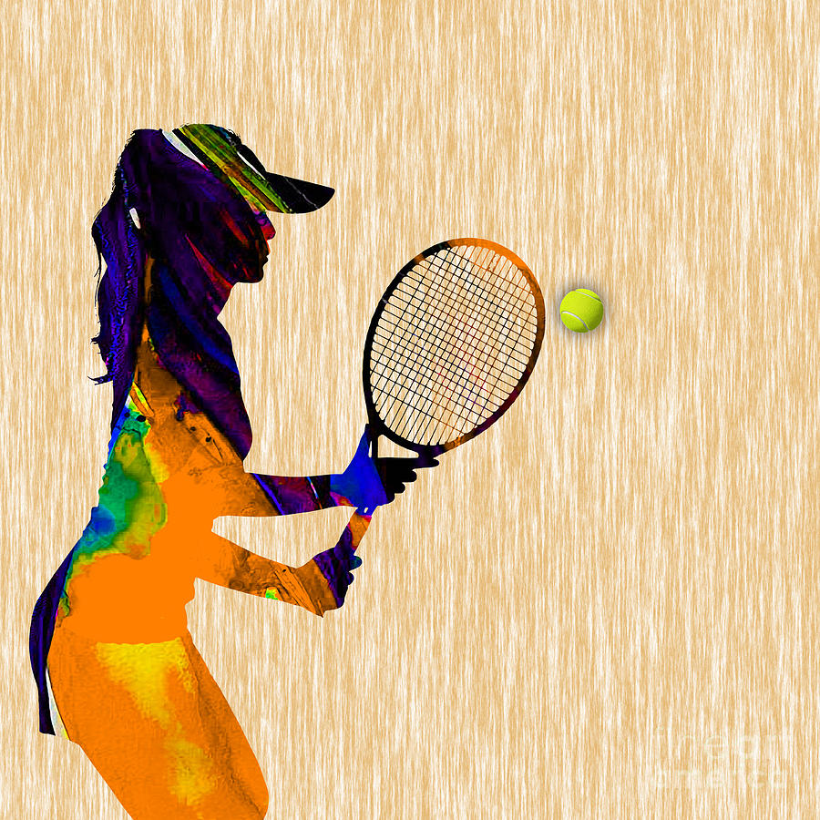Tennis Mixed Media - Womens Tennis #2 by Marvin Blaine