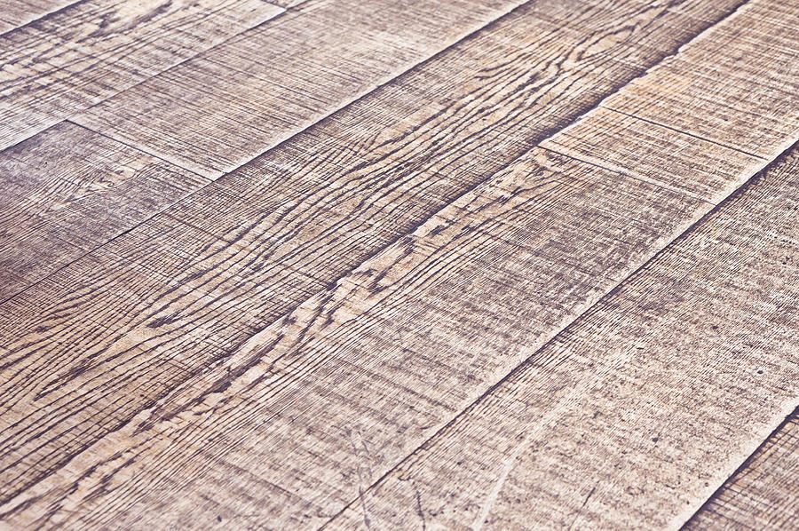 Abstract Photograph - Wooden floor #2 by Tom Gowanlock