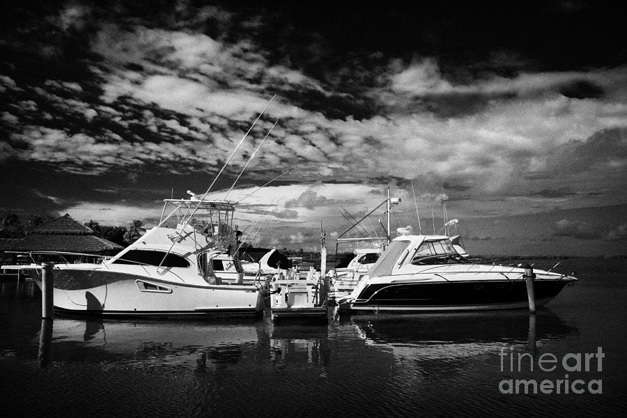 Sports Photograph - Wooden Jetty And Sports Boats Islamorada Florida Keys Usa #2 by Joe Fox