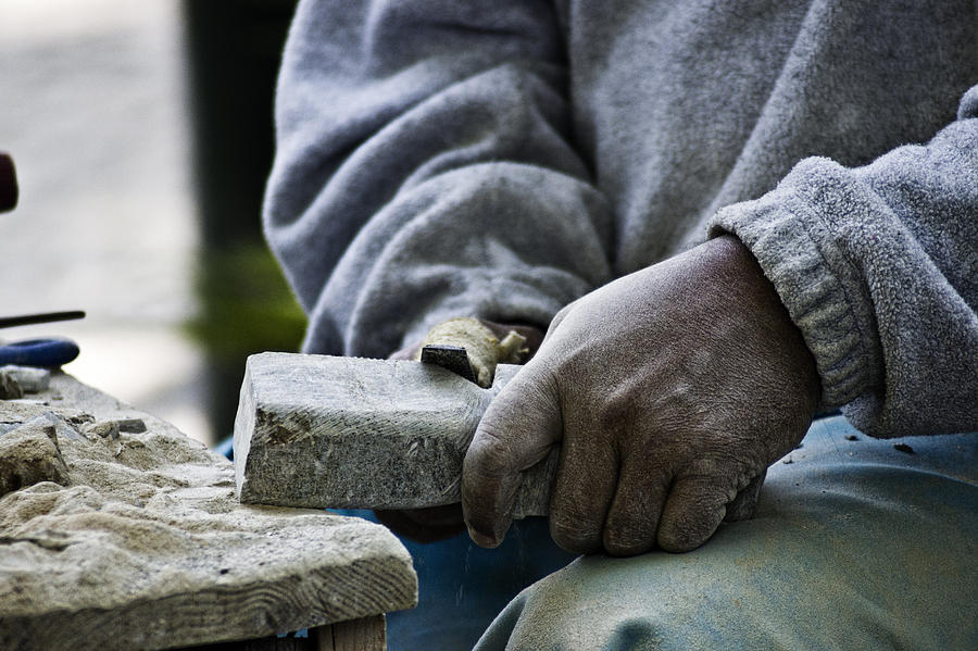 Working hands #2 Photograph by Paulo Goncalves