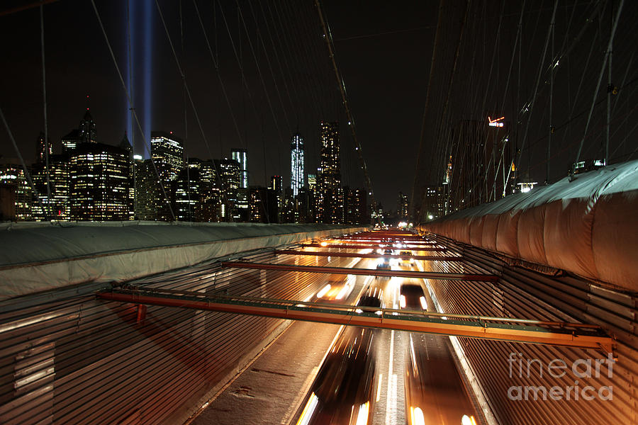 World Trade Center Tribute in Lights #2 Photograph by Steven Spak