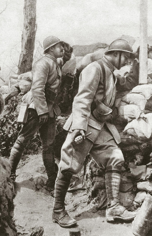 World War I French Troops #7 Photograph by Granger