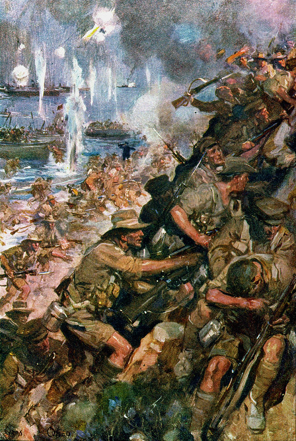 World War I Gallipoli, 1915 Painting By Granger - Fine Art America