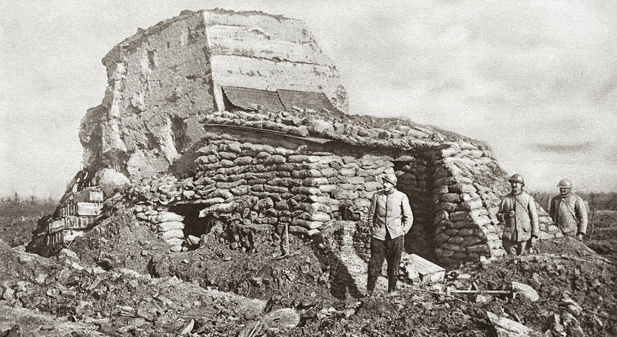 World War I Pill Box Fort #2 Photograph by Granger