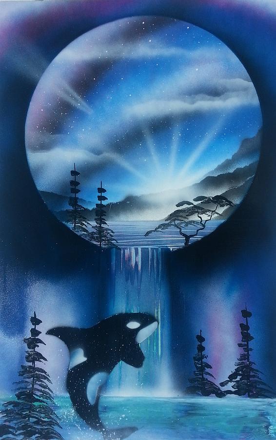 World within a World Orca #2 Painting by Norman Seagrave - Fine Art America