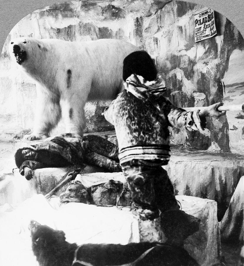 Worlds Fair Eskimos #2 Photograph by Granger