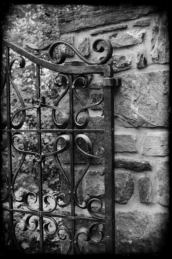 Wrought Iron Gate Photograph - Wrought Iron Gate #3 by Joyce Baldassarre