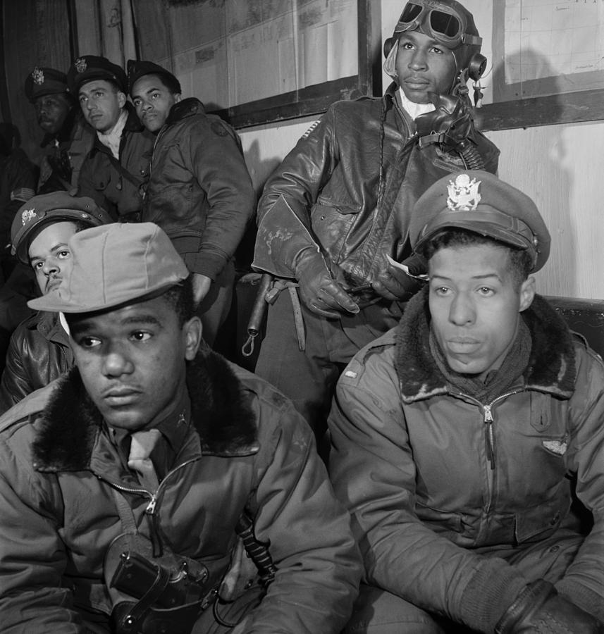Wwii: Tuskegee Airmen, 1945 #2 Photograph by Granger