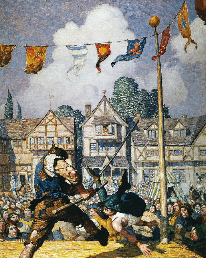 1917 Painting - Wyeth Robin Hood, 1917 #2 by Granger