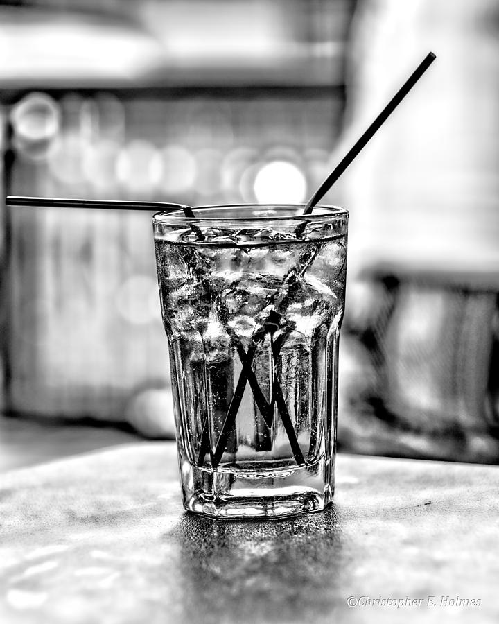 X Marks the Drink #2 Photograph by Christopher Holmes