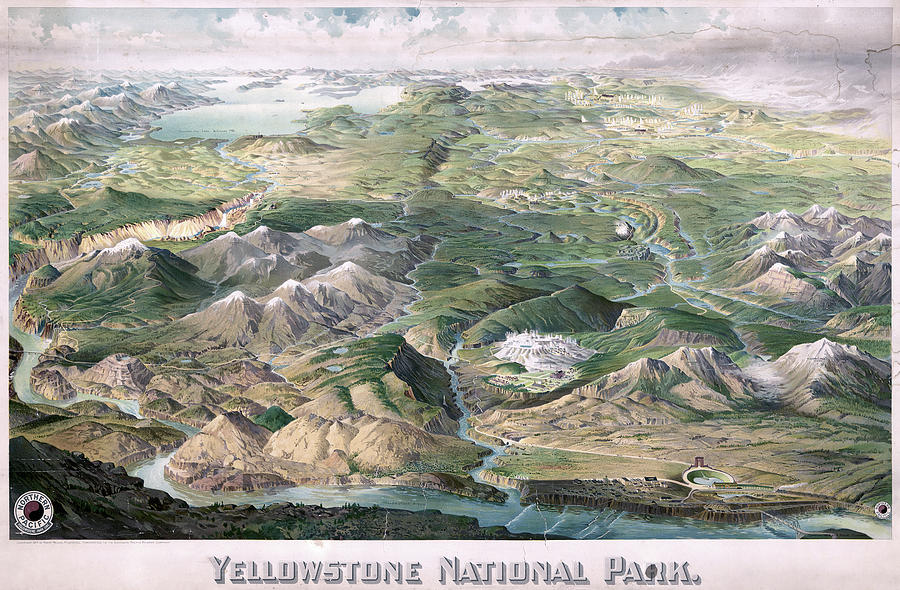 Yellowstone National Park Painting By Granger Fine Art America   2 Yellowstone National Park Granger 