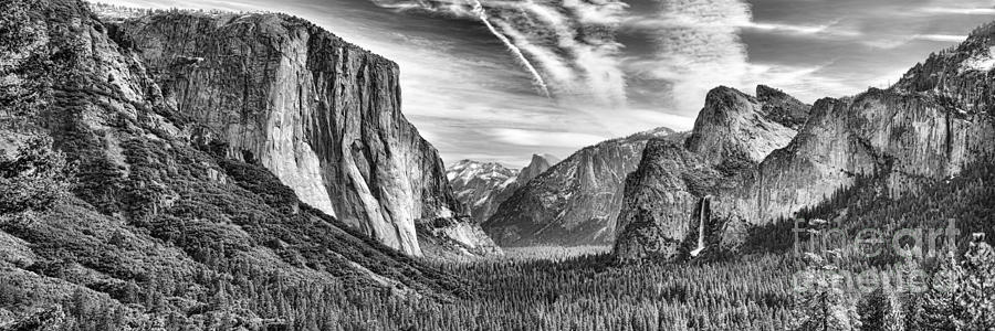 Yosemite BW Photograph by Chuck Kuhn