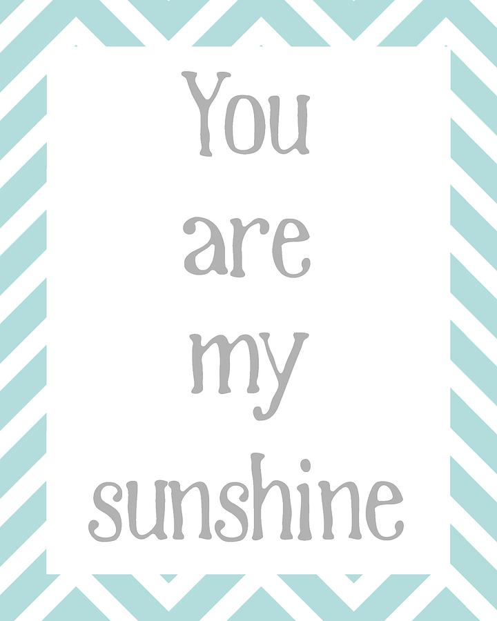 Baby Digital Art - You Are My Sunshine #2 by Jaime Friedman